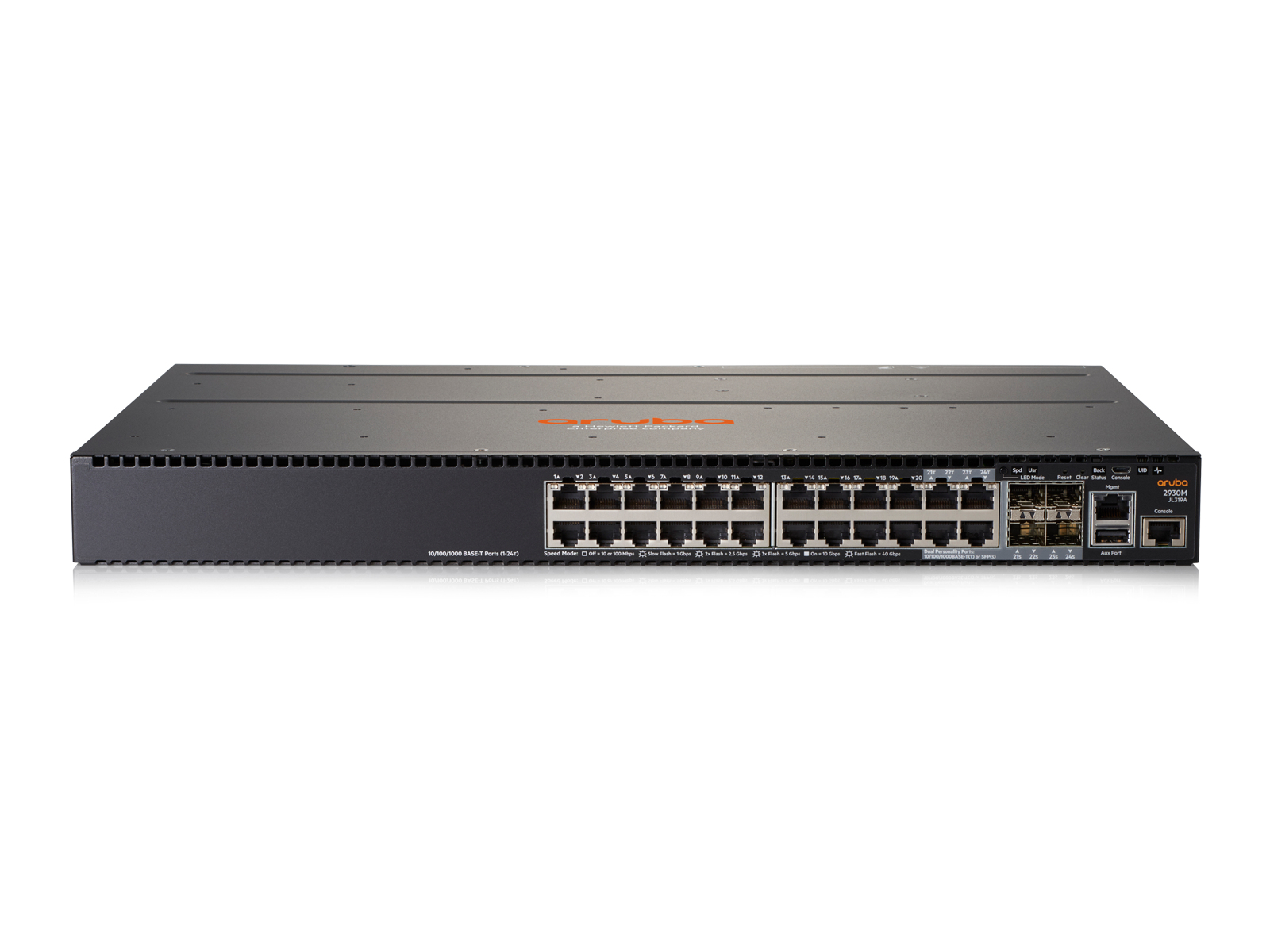 Aruba 2930M 24G 1-slot Managed L3 Gigabit Ethernet