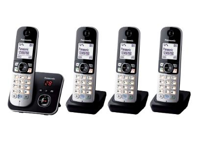 Panasonic KX-TG6824EB telephone DECT telephone Black Caller ID