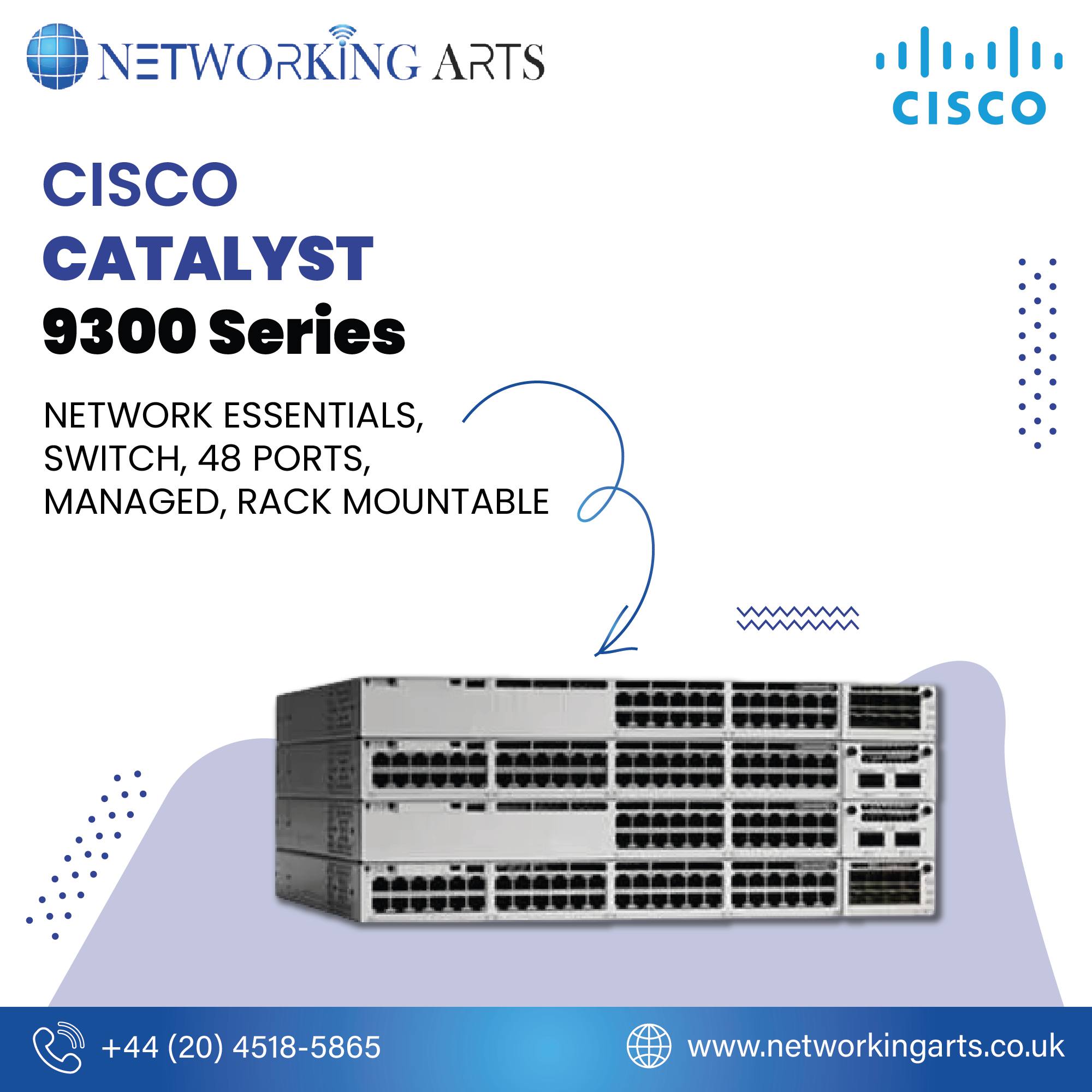 Cisco C9300-48T-E Catalyst 9300 Network Switch