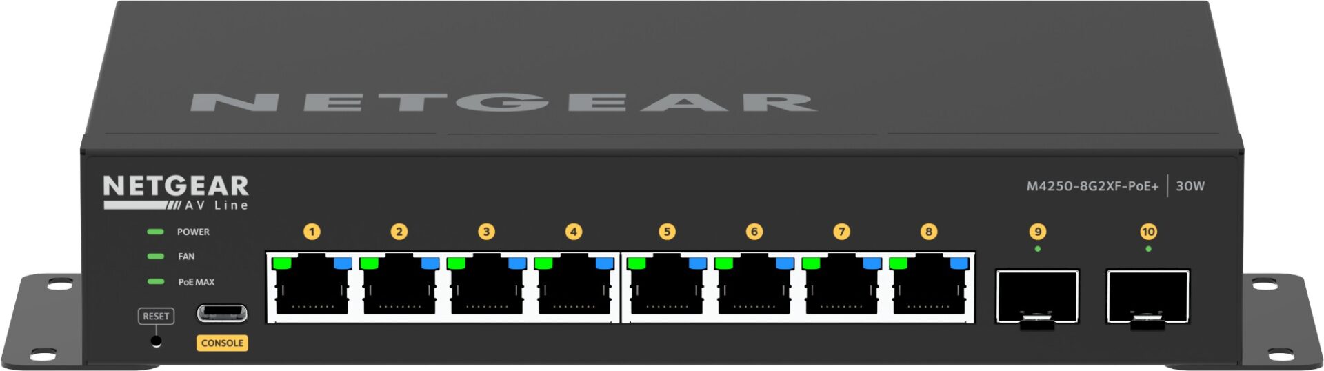 NETGEAR 8x1G PoE+ 220W and 2xSFP+ Managed Switch