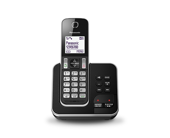 Panasonic KX-TGD320E DECT telephone Black,Silver Caller ID
