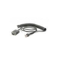 Zebra CBA-RF3-C09ZAR serial cable Black 2.8 m RS232 DB9