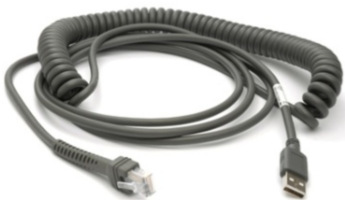 Zebra CBA-U09-C15ZAR USB cable 4.57 m USB A Grey