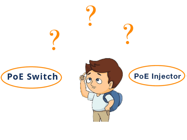 Difference between PoE Injector and PoE switch