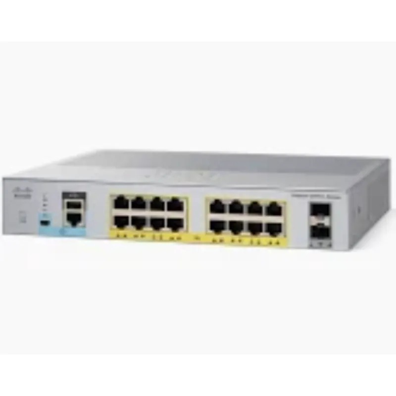 Cisco Catalyst C1000-16FP-2G-L network switch Managed L2 Gigabit Ethernet (10/100/1000) Power over Ethernet (PoE) Gray