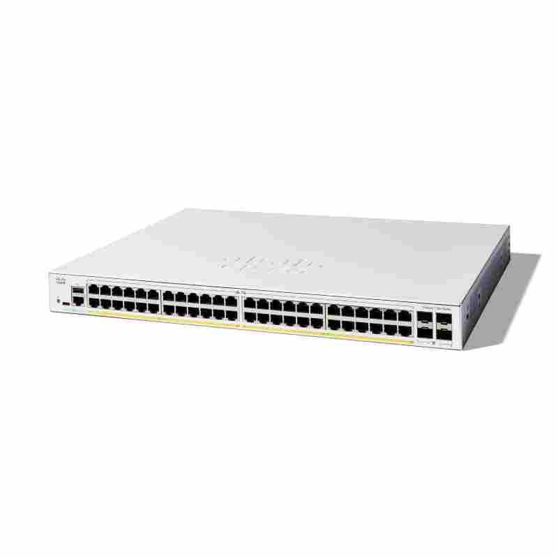 Cisco Catalyst 1300 Managed L2/L3 Gigabit Ethernet (10/100/1000) Power over Ethernet (PoE) Gray