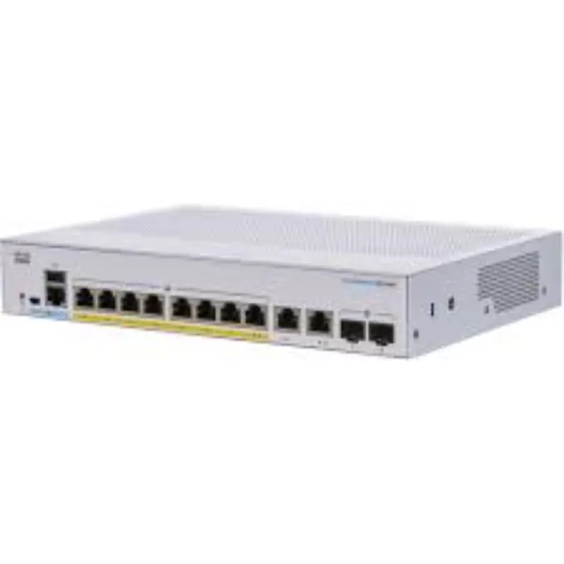 CBS350-8FP-E-2G - Cisco 8 x Ports RJ-45 + 2 x Ports SFP Network Switch