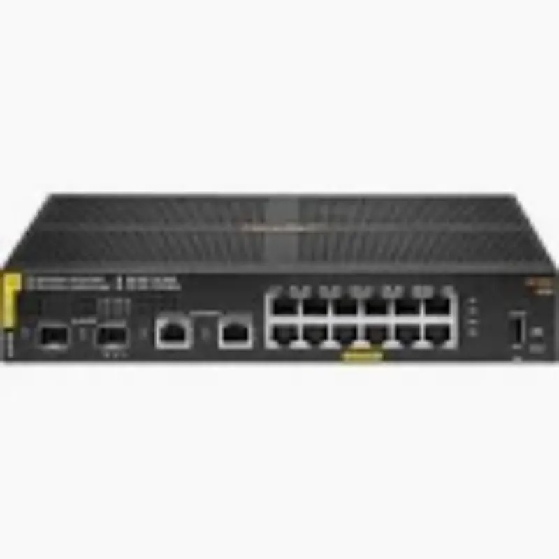 Aruba 6100 12G Class4 PoE 2G/2SFP+ 139W Managed L3 Gigabit Ethernet (10/100/1000) Power over Ethernet (PoE) 1U Black