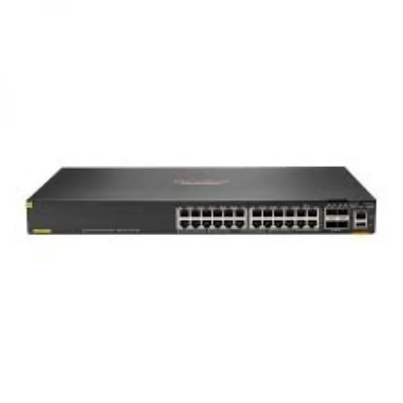 Aruba 6200F 24G Class4 PoE 4SFP+ 370W Managed L3 Gigabit Ethernet (10/100/1000) Power over Ethernet (PoE) 1U Black