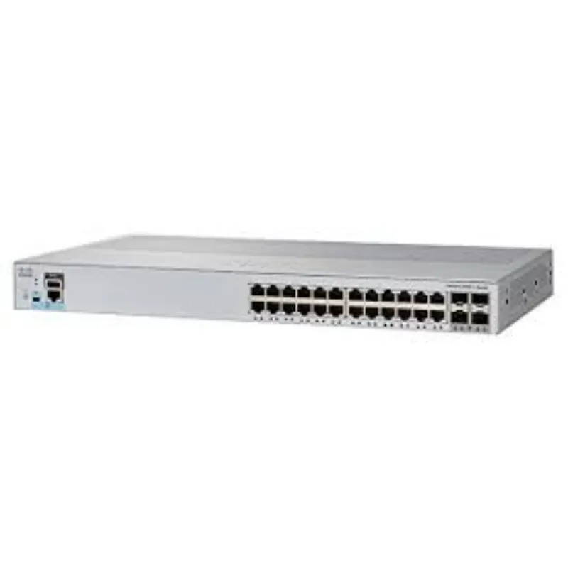 Cisco Catalyst WS-C2960L-24TS-LL network switch Managed L2 Gigabit Ethernet (10/100/1000) 1U Gray