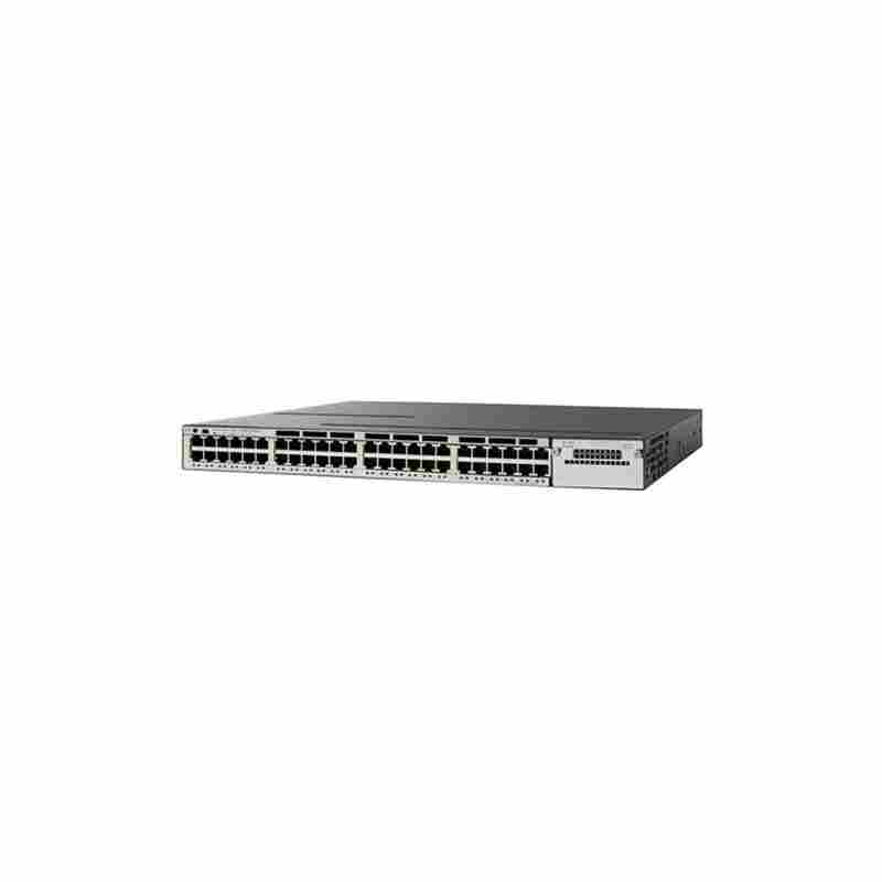 Cisco Catalyst WS-C3750X-48T-E network switch Managed Gigabit Ethernet (10/100/1000) 1U Black