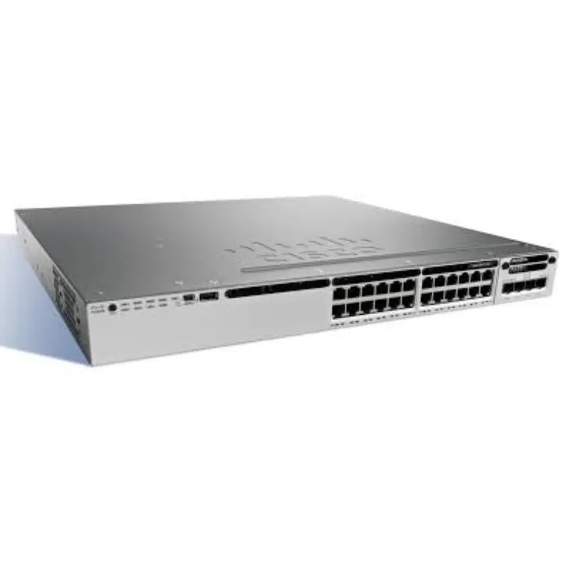 Cisco Catalyst WS-C3850-24XU-S network switch Managed 10G Ethernet (100/1000/10000) Black, Gray