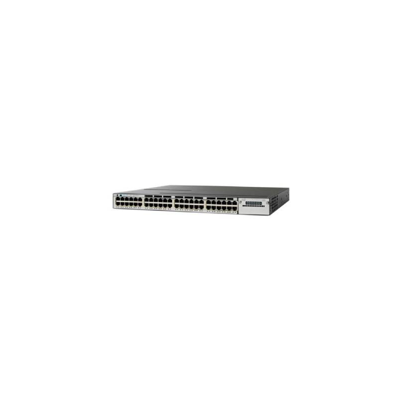 WS-C3850-48F-S Cisco Catalyst 3850 Series PoE+ 48 x Ports 10/100/1000Base-T Layer 3 Managed Gigabit Ethernet Network Switch