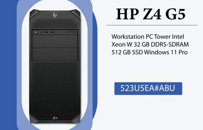 HP Z4 G5 workstation pc tower intel xeon w 32 gb ddr 5 sdram