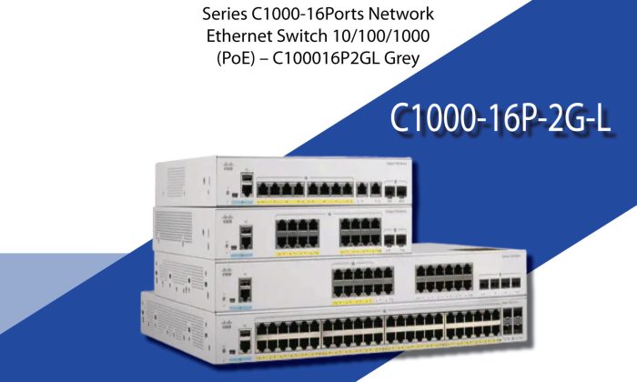 cisco catalyst series c1000 16 ports network ethernet switch